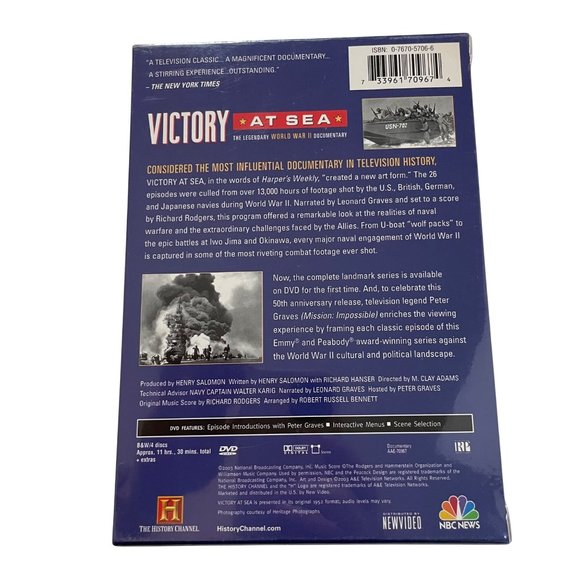 Victory at Sea Complete Series DVD 50th Anniversary Collector's Edition New - Picture 2 of 5